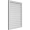 Ekena Millwork Vertical Surface Mount PVC Gable Vent: Functional, w/ 2"W x 1-1/2"P Brickmould Frame, 30"W x 40"H GVPVE30X4002SF - alternate 2